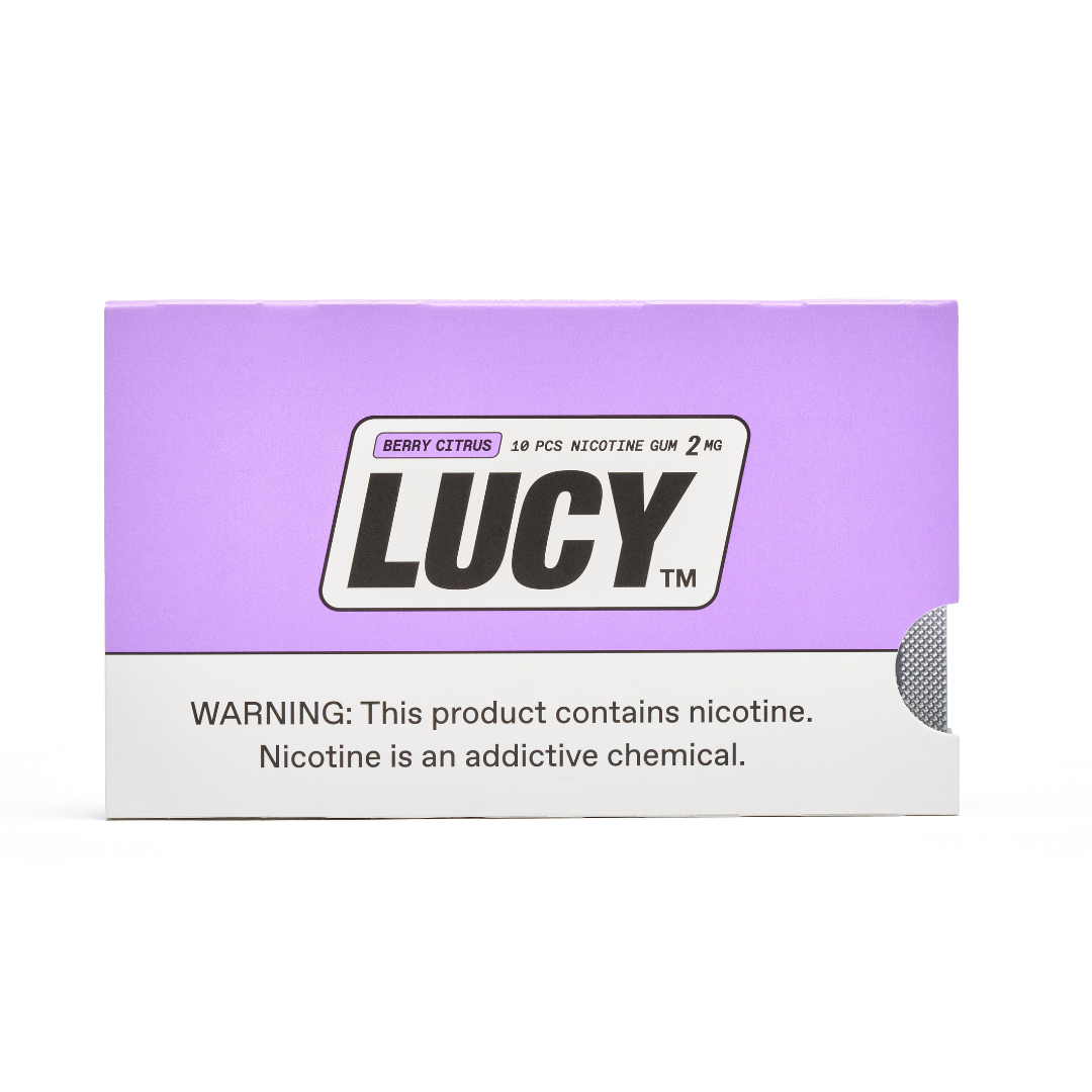 Lucy Nicotine Gum | Berry Citrus 2mg