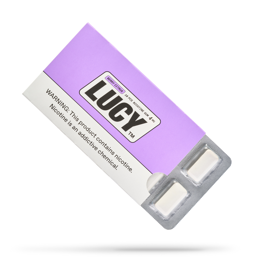 Lucy Nicotine Gum | Berry Citrus 4mg